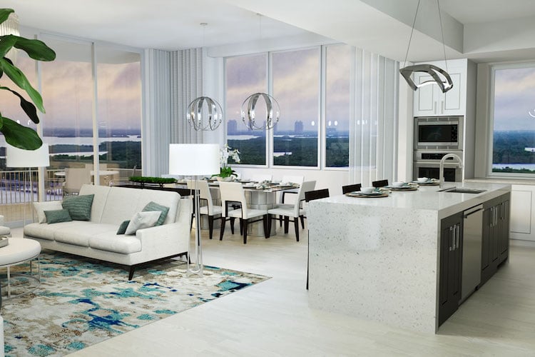 London Bay Homes at Grandview at Bay Beach offers personalized luxury for each of its luxury waterfront condos.