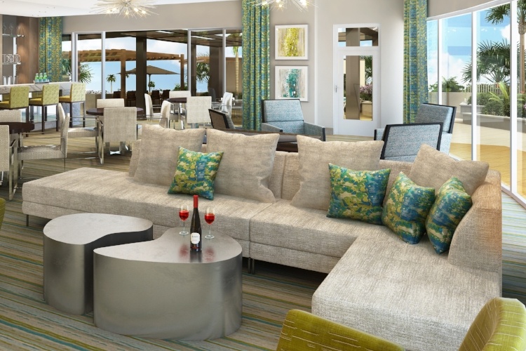 The EL, Grandview at Bay Beach's club room, offers luxury amenities perfect for condo living.