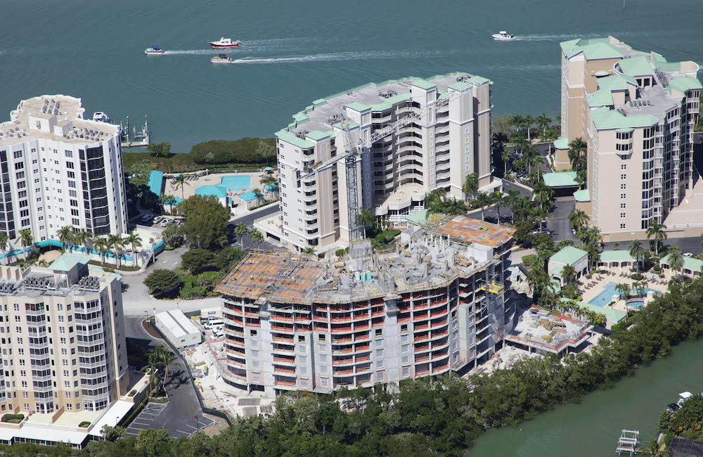 London Bay continues progress on newest tower on Estero Island, Grandview