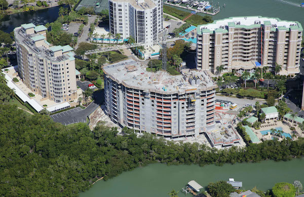 Sales at Grandview on Estero Island are rising as construction progresses to seventh floor