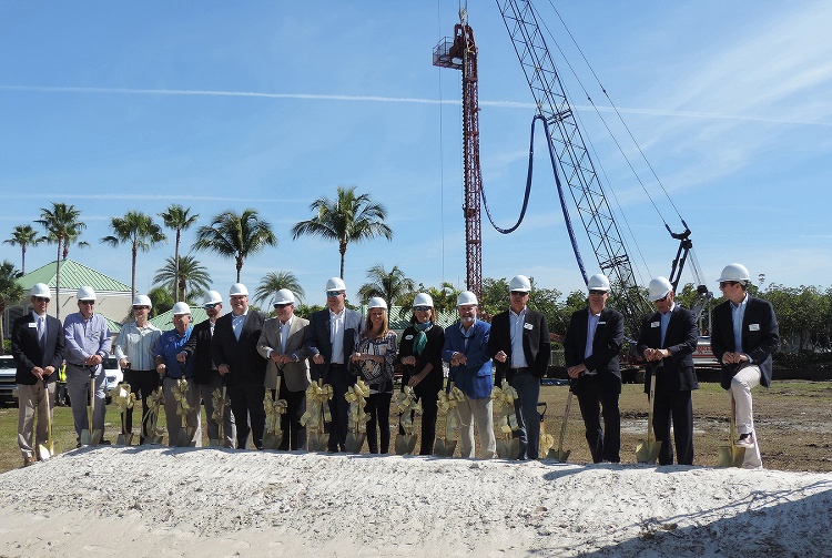 Grandview at Bay Beach, the newest high-rise on Fort Myers Beach celebrates groundbreaking