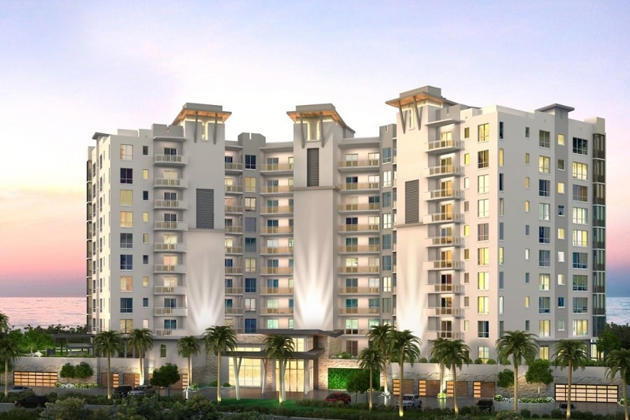 Grandview’s Elegant Island Contemporary Architecture Suits Sophisticated Fort Myers Beach Condos