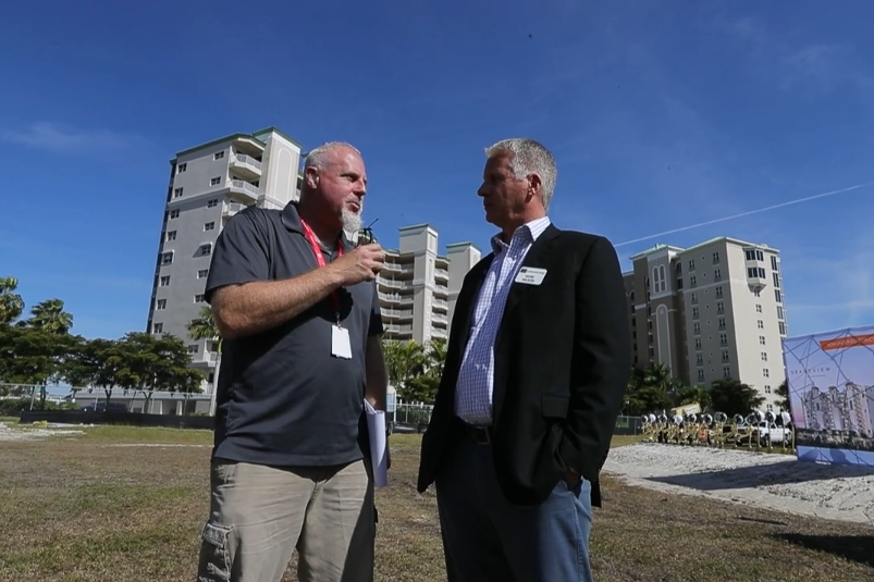 London Bay CEO Mark Wilson Interviewed by News-Press at Grandview Groundbreaking